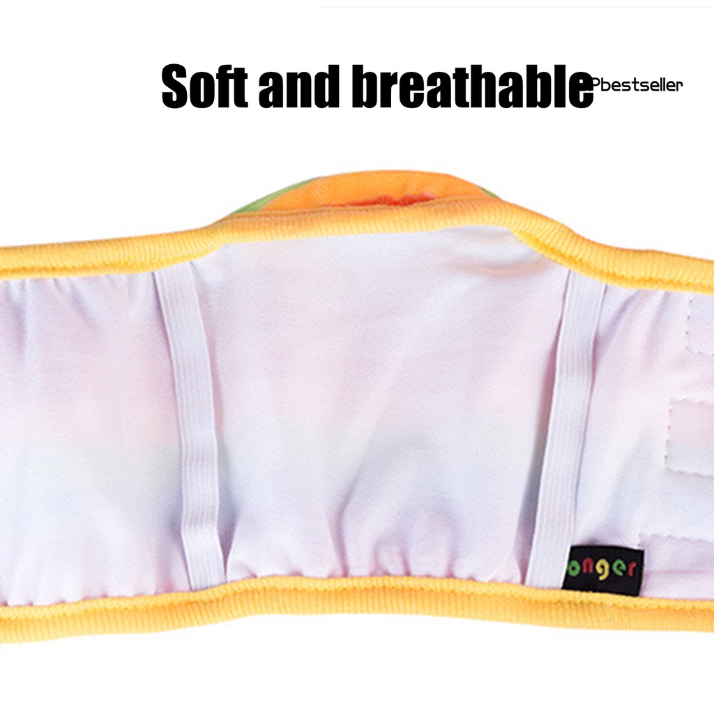 Tã quần bằng vải dệt kim chống rò rỉ họa tiết hoạt hình có thể điều chỉnh dành cho thú cưng