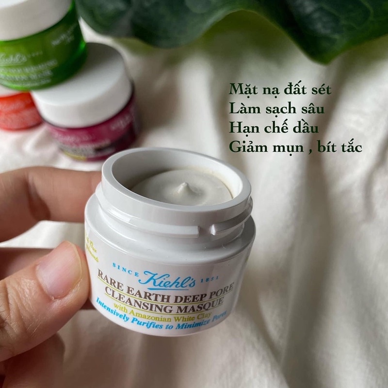 Mặt Nạ Đất Sét Kiehl s Làm Sạch Sâu Se Khít Lỗ Chân Lông - Giảm Mụn Đầu Đen