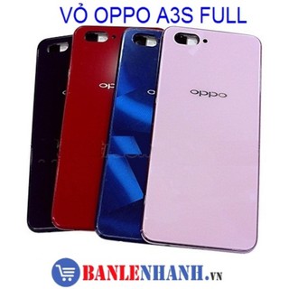 Vỏ oppo a3s lỗ chọt sim dưới 32g màu hồng