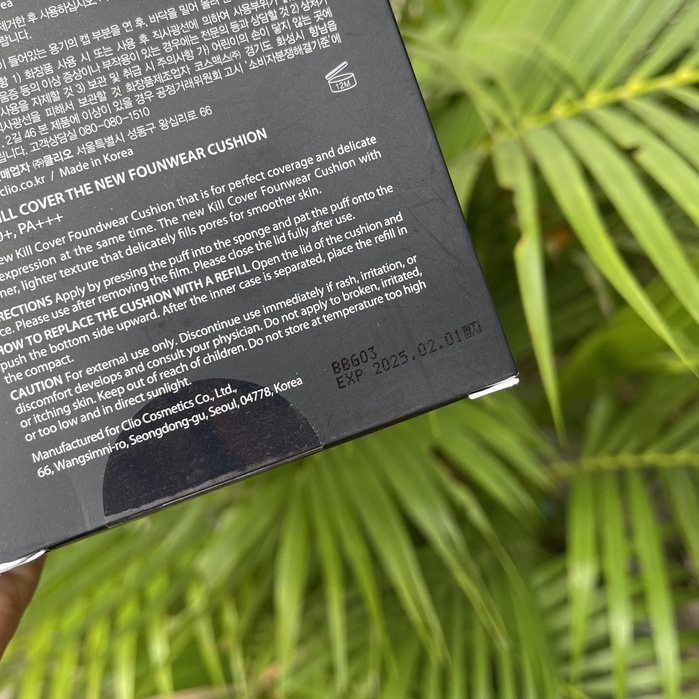 Phấn Nước clio Kill Cover Founwear set Kèm Lõi Và Che Khuyết Điểm