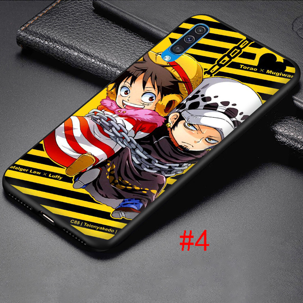 Ốp Lưng Silicone In Hình One Piece Cá Tính Cho Samsung A6 A7 A8 Plus A9 2018 A3 2016 A5 2017