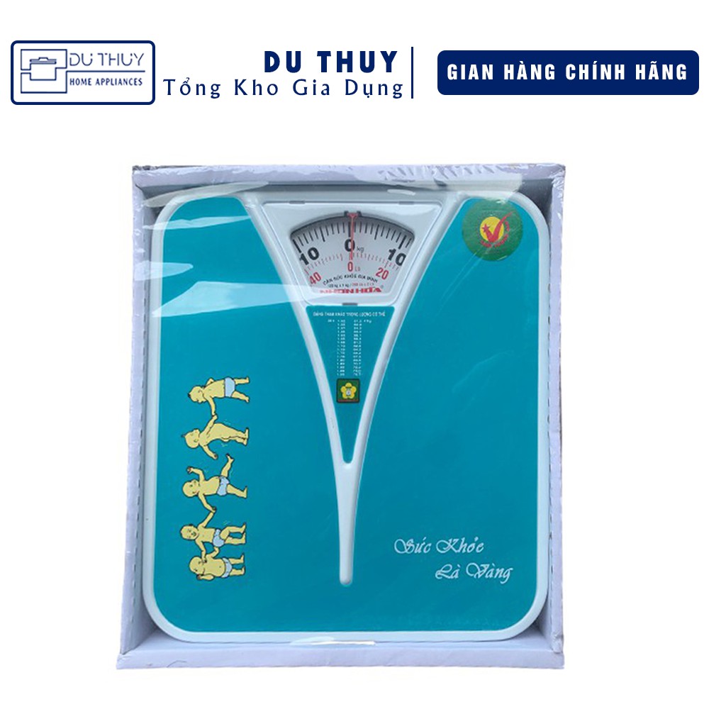 Cân sức khỏe Nhơn Hòa cân cơ không cần thay pin 120 kg số to rõ dễ nhìn, dễ sử dụng, độ bền cao