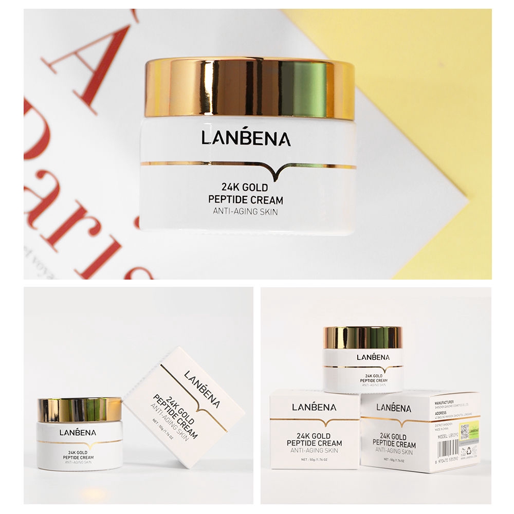 Kem dưỡng da mặt LANBENA chiết xuất vàng 24k chống lão hóa / nếp nhăn hiệu quả | BigBuy360 - bigbuy360.vn