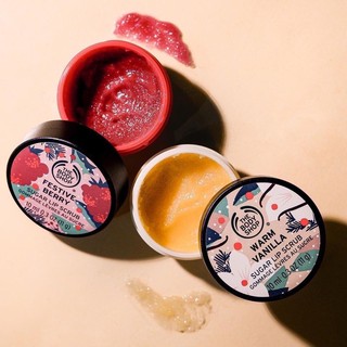 Tẩy da chết môi THE BODY SHOP LIMITED Warm Vanilla Sugar Lip Scrub 10ml