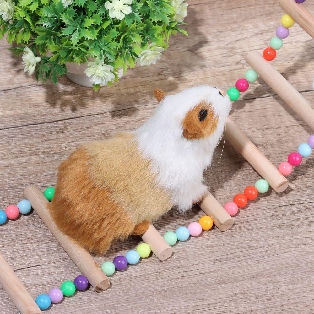 Thang Leo Bằng Gỗ Dùng Làm Cầu Treo Chuồng Chim Cảnh Tiện Dụng