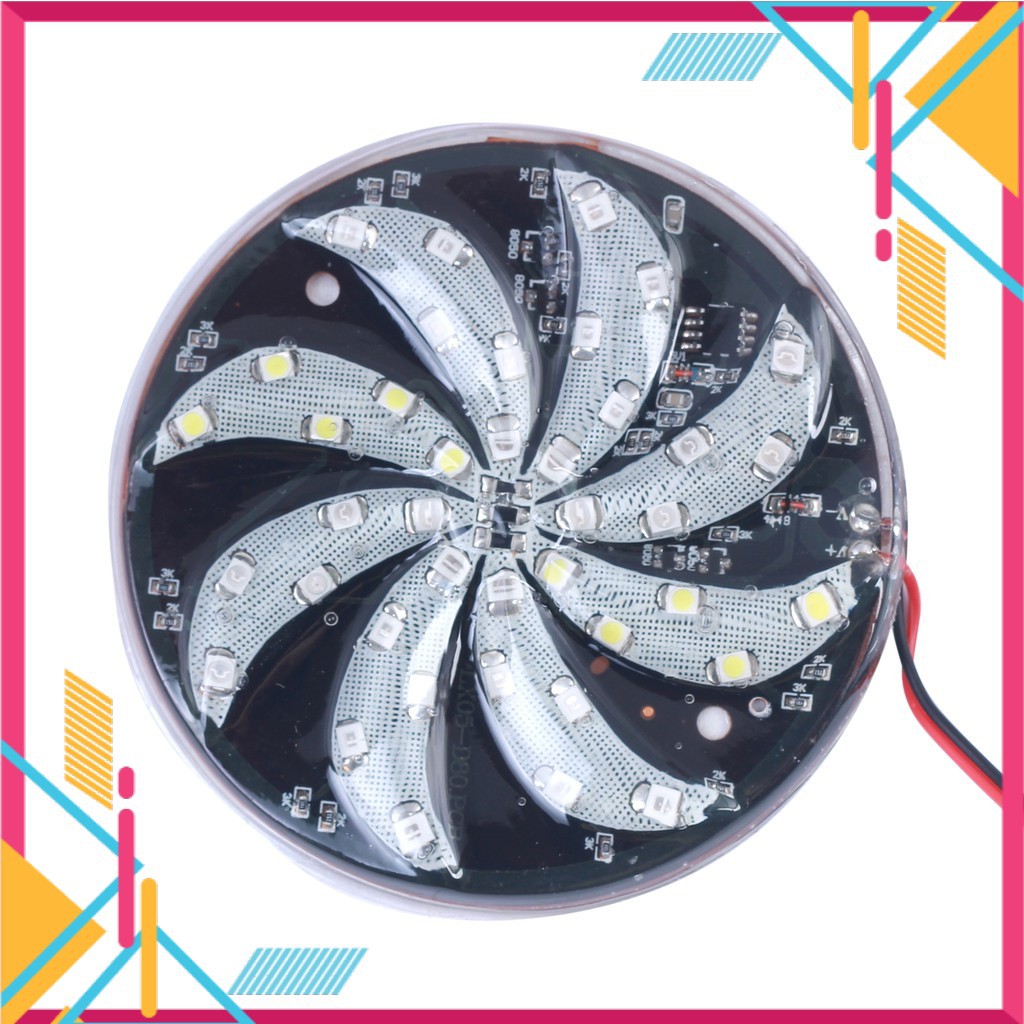 FREE SHIP- Led chong chóng chớp nhiều màu 24v 8cm