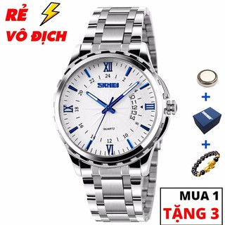 Đồng hồ nam SKMEI chất liệu thép chống gỉ chống nước cao cấp sang trọng lịch lãm