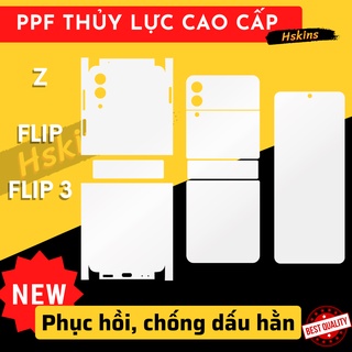 Miếng dán PPF màn hình, mặt lưng Samsung Z Flip / Z Flip 3 / Flip 4 cao cấp
