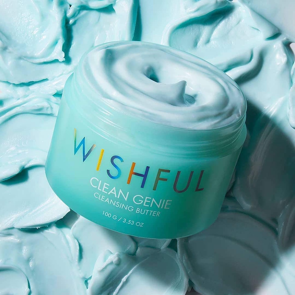 Wishful bơ tẩy trang 35$ dưỡng da clean genie cleansing butter boxycharm