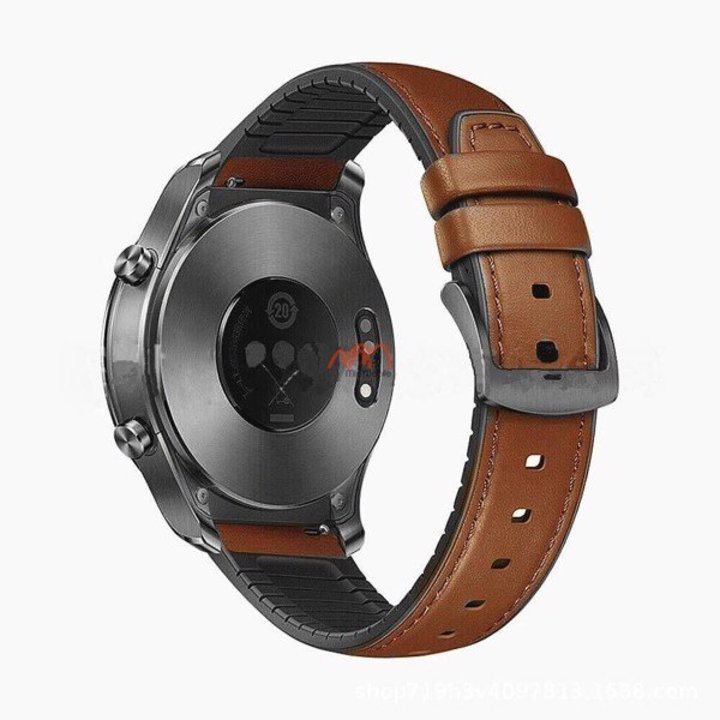 Dây da hybirth 2 lớp Huawei Watch GT1 / GT2