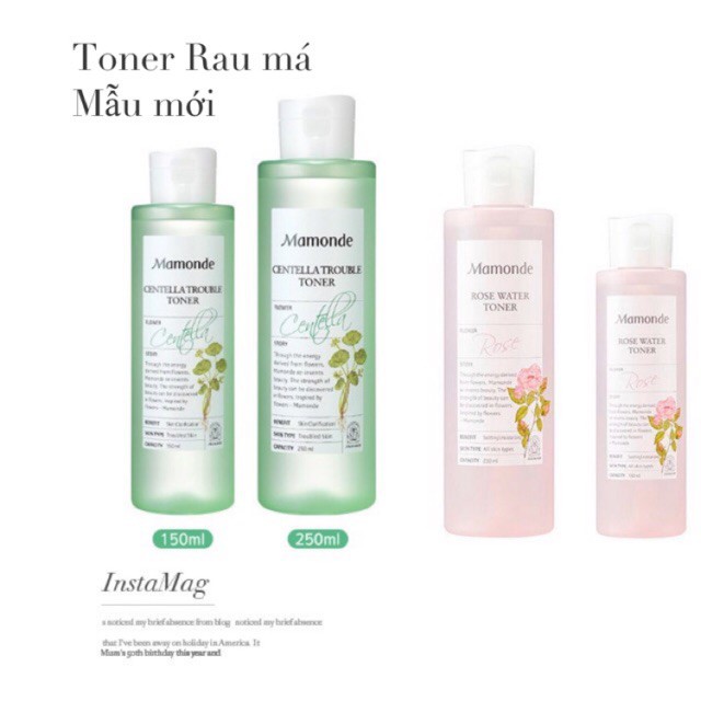 Toner Mamonde - Nước hoa hồng Mamonde Toner 150ml-500ml | Shopee Việt Nam