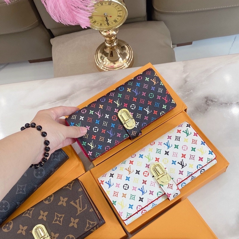 Ví sập dáng dài cầm tay - kèm hộp