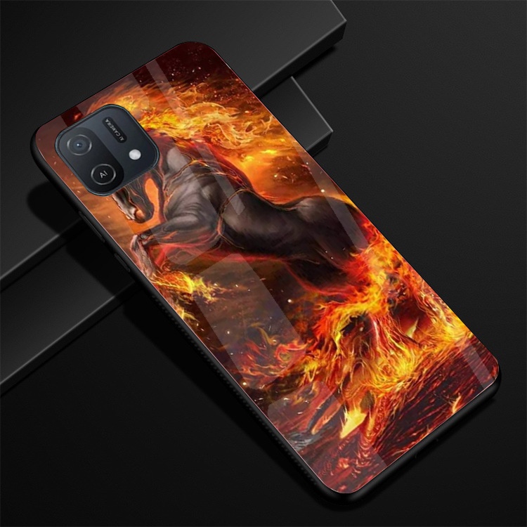 Ốp Lưng OPPO A16K mặt kính cường lực cao cấp thiết kế Độc Quyền