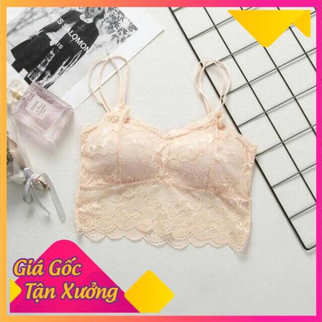 Áo Bra Ren Hoa 2 Dây Đẹp Gợi Cảm