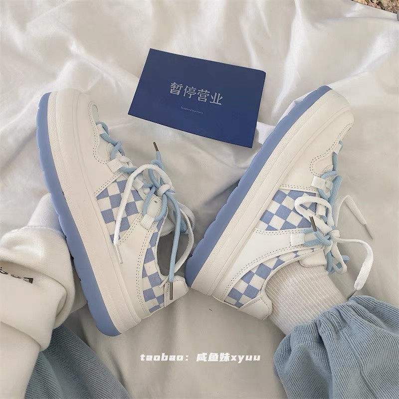 Giày thể thao đế cao, sneaker nữ classic, giày nữ