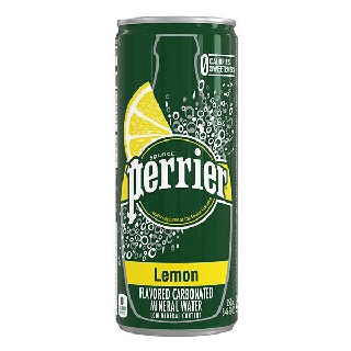 E - Nước Khoáng Có Ga Perier Vị Chanh Vàng Lon 250Ml