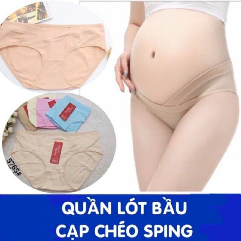 Quần lót bầu Sping kháng khuẩn co dãn tốt, mỗi quần 1 túi zip / hàng đẹp loại 1 (nhiều màu)
