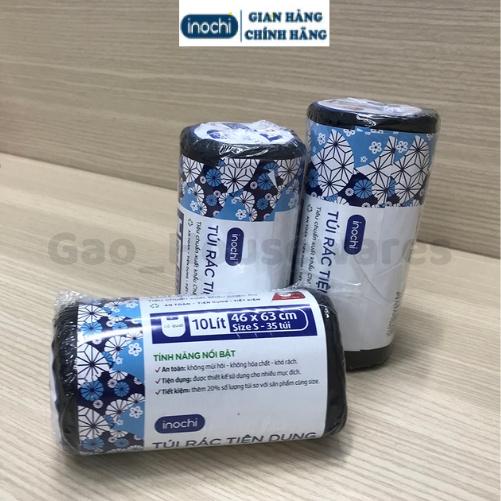 [FreeShip] Túi đựng rác tự hủy có quai cao cấp inochi, bọc đựng rác, bao đựng rác, đạt tiêu chuẩn xuất khẩu Châu Âu