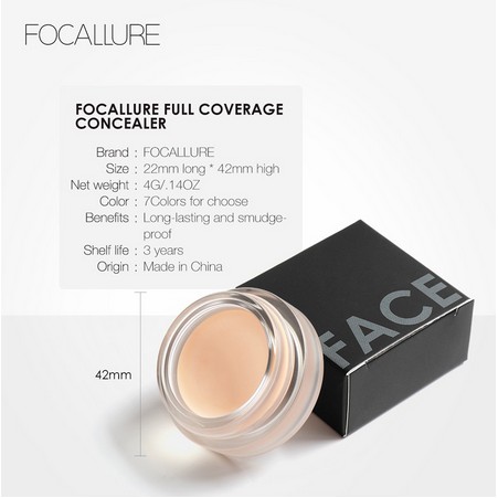 (Hàng Mới Về) Kem Che Khuyết Điểm Toàn Diện Focallure 4g | BigBuy360 - bigbuy360.vn