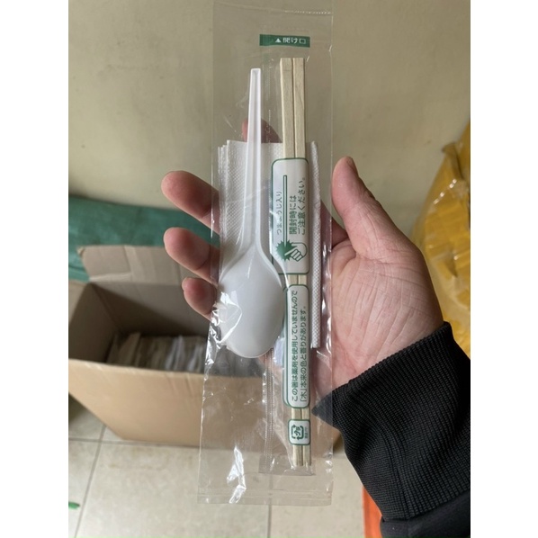 Set 100 Combo Opp đũa -thìa - tăm - giấy ăn dùng cho đồ mang đi