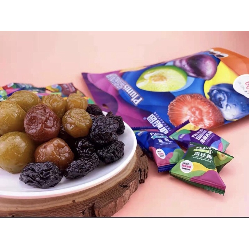 1 Gói omai plums 6 vị, omai mận chi lê,omai mận, omai việt quất.