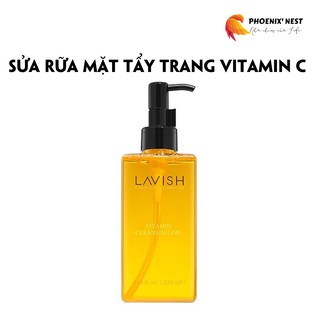 [Auth - Chính hãng] Sữa tẩy trang rửa mặt dưỡng trắng Vitamin C 3 trong 1 LAVISH H BABY