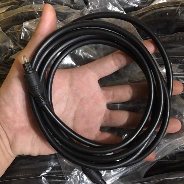 Dây audio quang dài 2m, đường kính 0.6cm nhựa dẻo