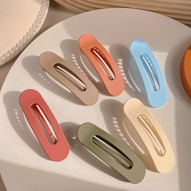 Kẹp tóc mái lớn bb trang điểm mặt sau phong cách Hàn Quốc cho nữ