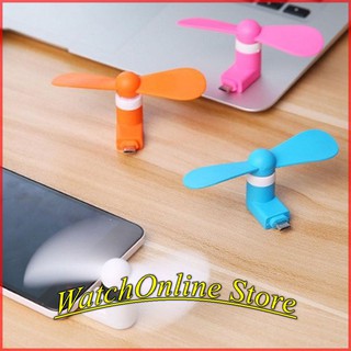 [Mã ELHA22 giảm 5% đơn 300K] Quạt USB / Quạt Lingnting / quạt micro / quạt type C USB