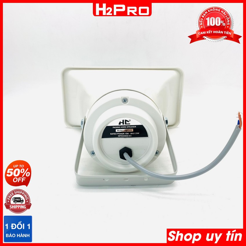 Loa Nén Phóng Thanh HC LN-15VN 25W, 8 ôm H2Pro chính hãng vành 24x13cm, loa phóng thanh 25W cao cấp