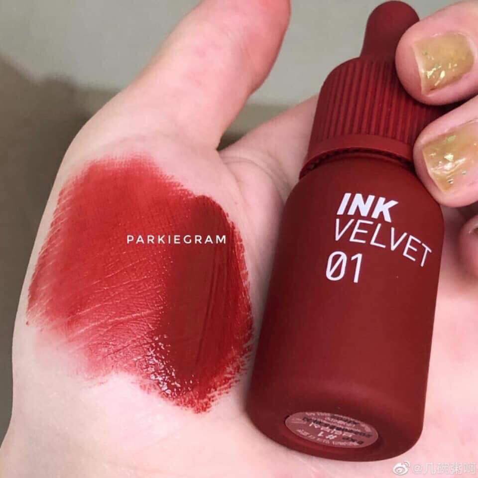 Son Kem Lì Peripera Ink Velvet Lip Tint New 2019 màu #01 Good Brick Đỏ trầm cuốn hút