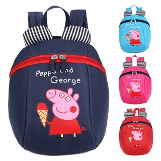 Ba lô đi học chống lạc hình heo peppa cho bé