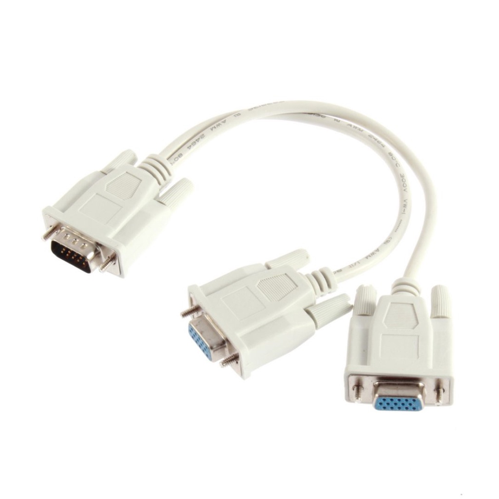 1 Pc Sang 2 Way Vga Svga Monitor Printer Cable Tft
