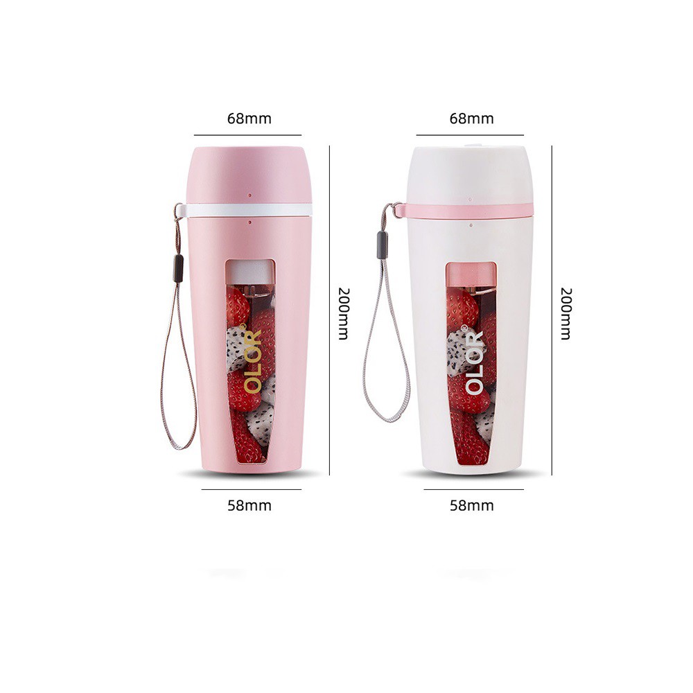 Máy Xay Sinh Tố Mini Cầm Tay MIANZ, 4-6 LƯỠI DAO - Dung tích 400Ml - PIN 4000MAh,30W - BH 3 tháng