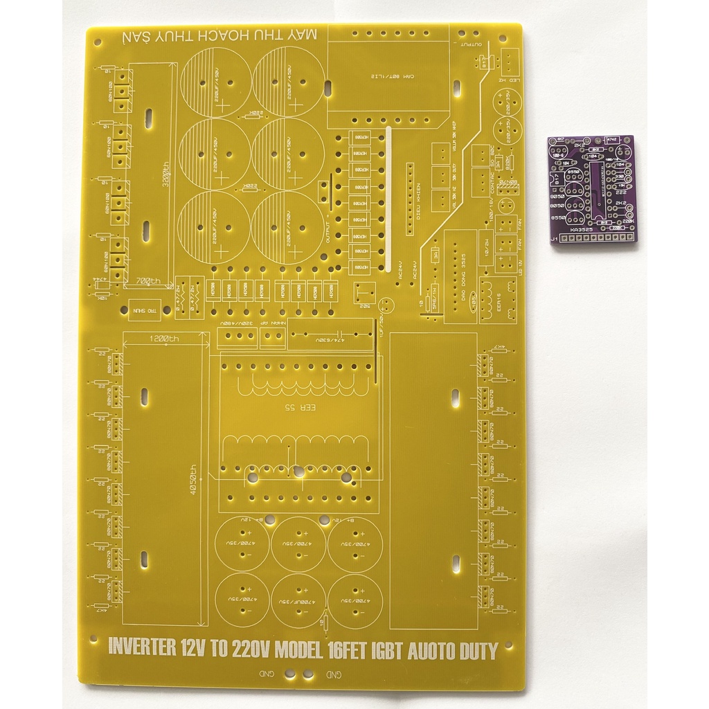 PCB bo mạch kích điện 16 fet băm IGBT