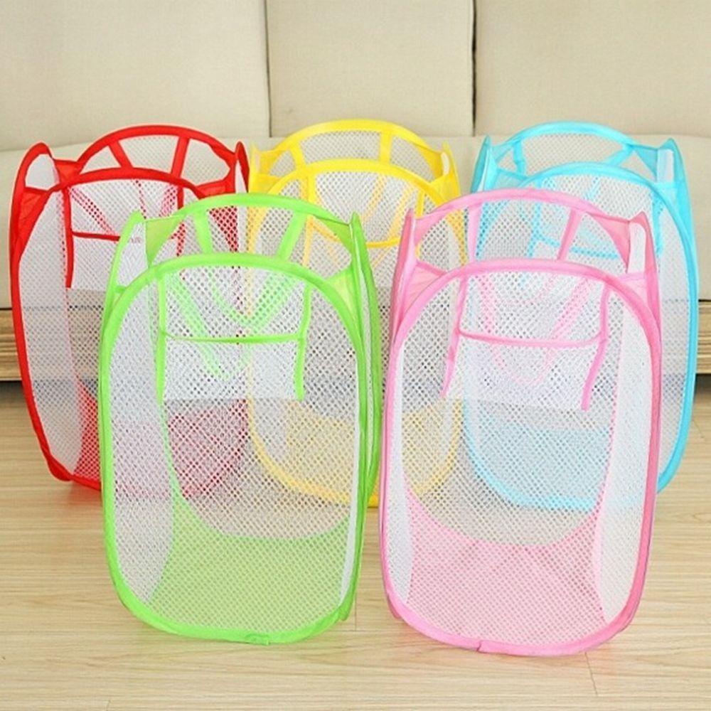 Giỏ Lưới Đựng Đồ Giặt Bằng Nylon Bền Gấp Được