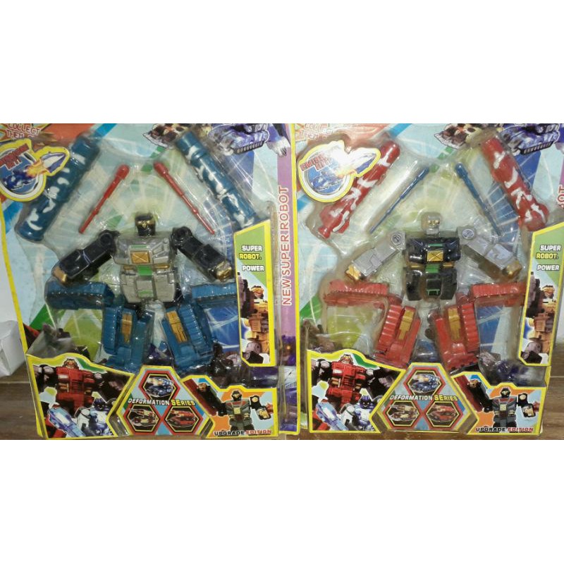 Lắp ráp 1 mô hình xe Tăng biến thành Robot bằng nhựa