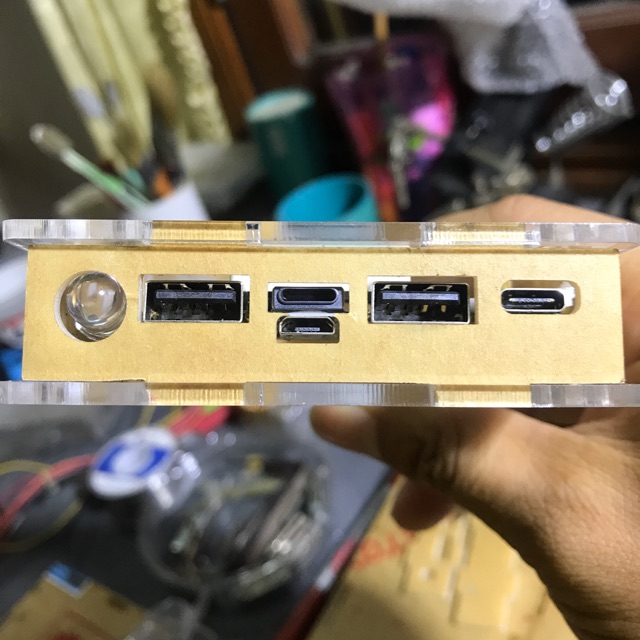 Box sạc dự phòng không kèm mạch và pin ( mạch qc 3.0 / PD 18w)