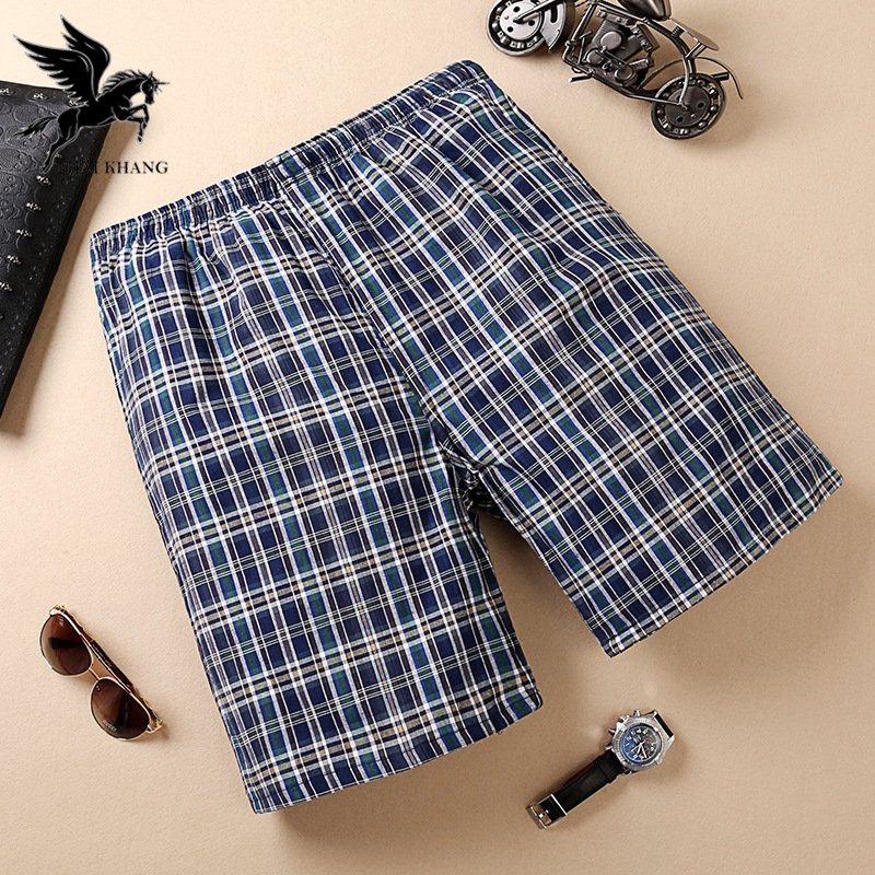 Quần đùi nam mặc ngủ vải cotton thun mềm mát nhẹ nhàng loại quần đùi nam free size 65kg | BigBuy360 - bigbuy360.vn