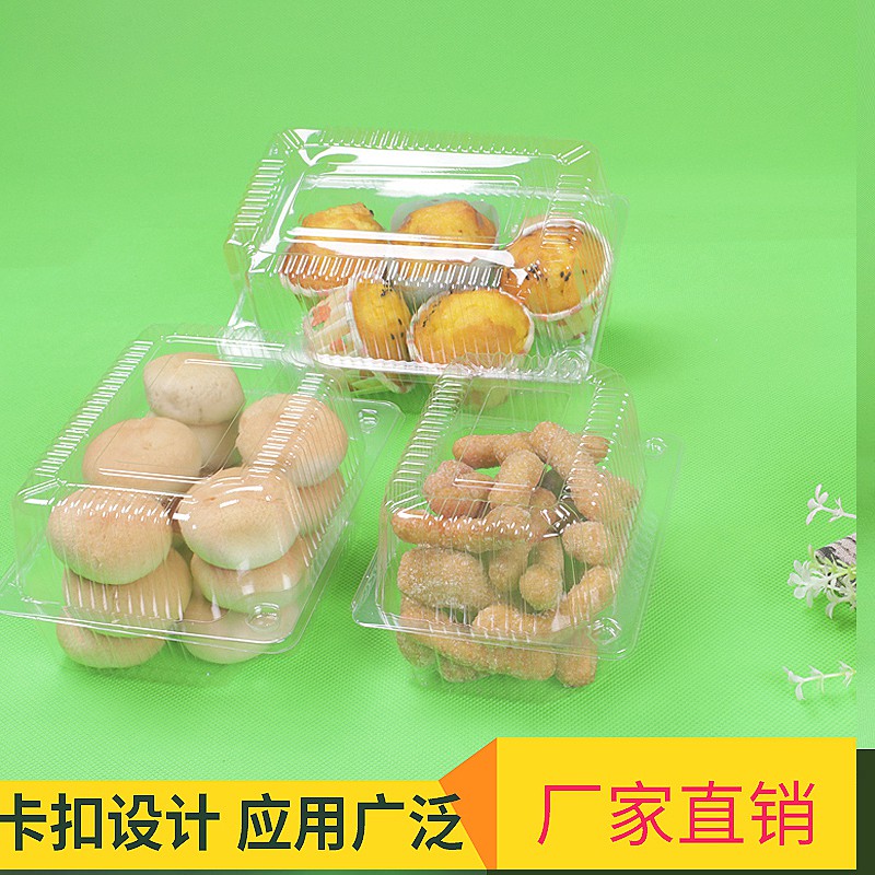 Hộp Nhựa Trong Suốt Dùng Một Lần Đựng Bánh Cupcake Tiện Dụng Ốp