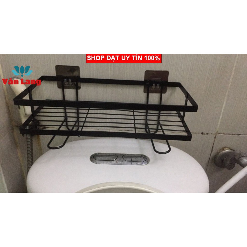 Kệ để đồ toilet-Kệ để đồ phòng tắm phòng vệ sinh dán tường chắc chắn