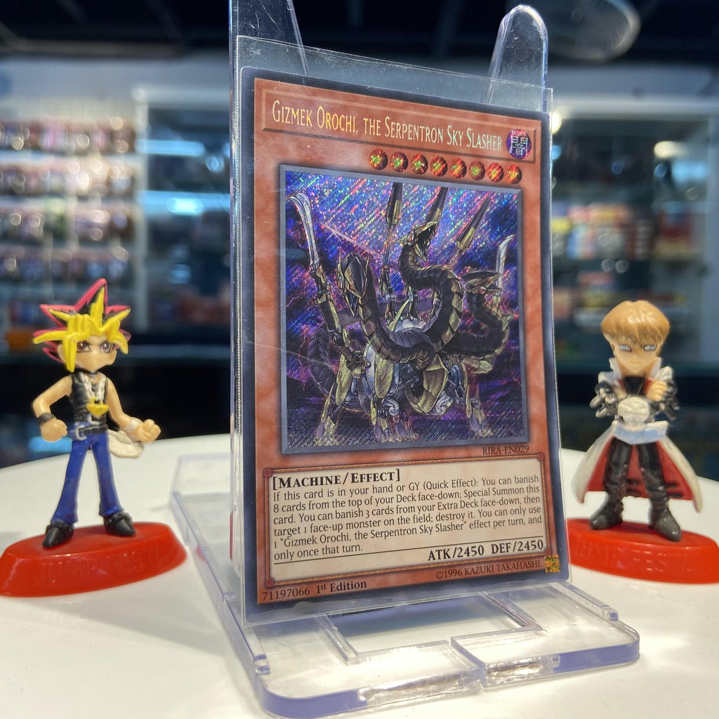 Gizmek Orochi, the Serpentron Sky Slasher - RIRA-EN029 - Secret Rare 1st Edition