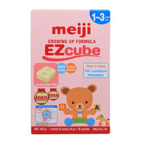 Sữa Meiji thanh 1-3 tuổi Growing up Formula EZCube 448g