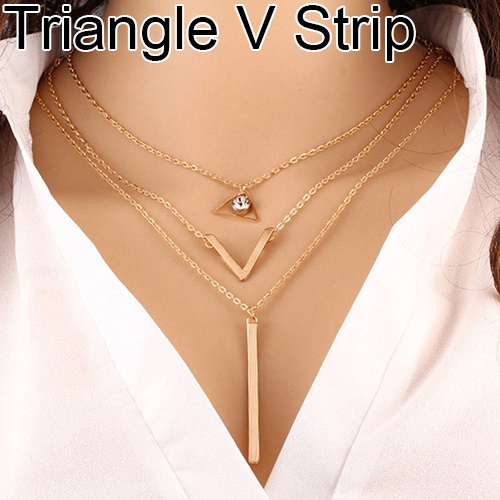 Vòng cổ nhiều tầng thiết kế ngọc trai thanh lịch sang trọng dành cho nữ