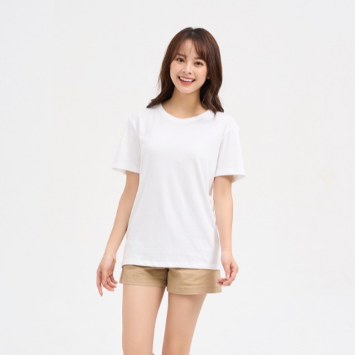 Áo Phông Nữ YODY Ngắn Tay, Áo Thun Cổ Tròn Cotton Thấm Hút Mồ Hôi TSN5346