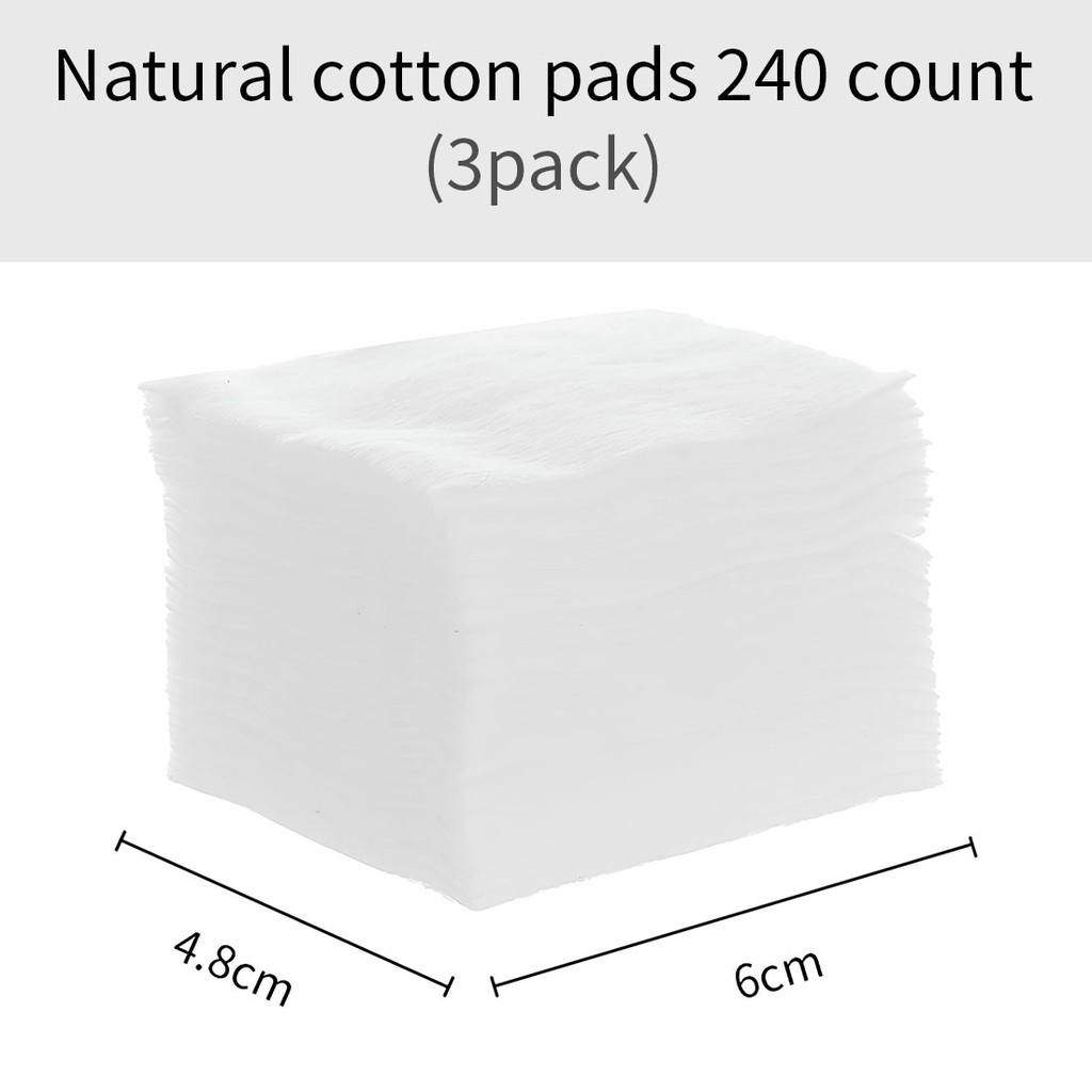 Bông tẩy trang dưỡng da Cotton pads Miniso đa năng cao cấp chất bông tự nhiên sạch da mềm mại 240 miếng-Hàng chính hãn