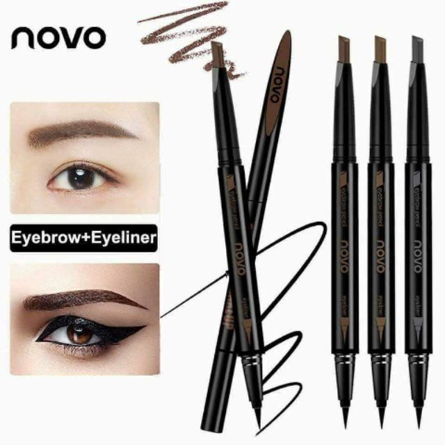 Chì kẻ mày mắt novo 2 đầu