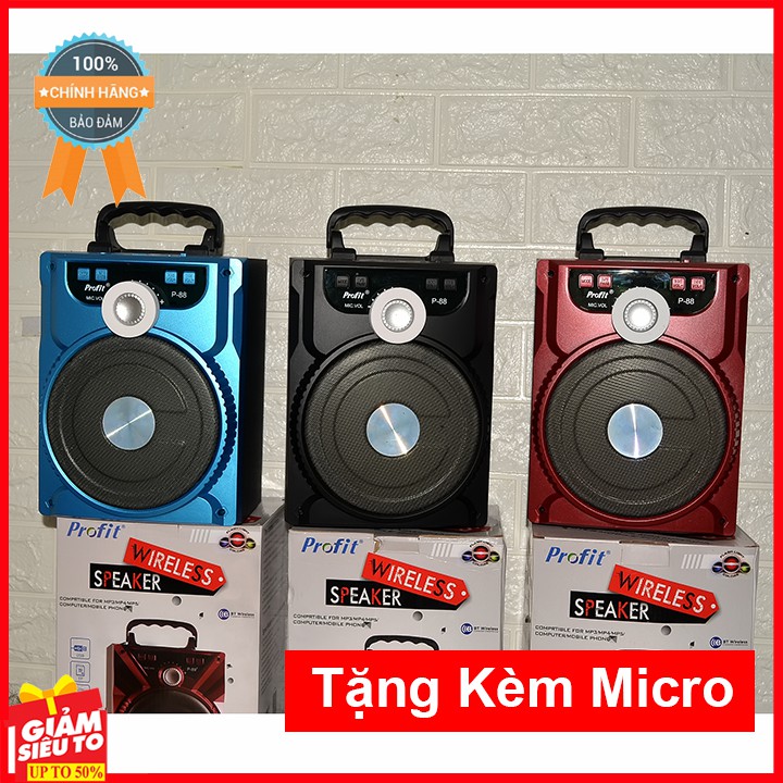 Loa hát kẹo kéo mini P88 Tặng kèm micro