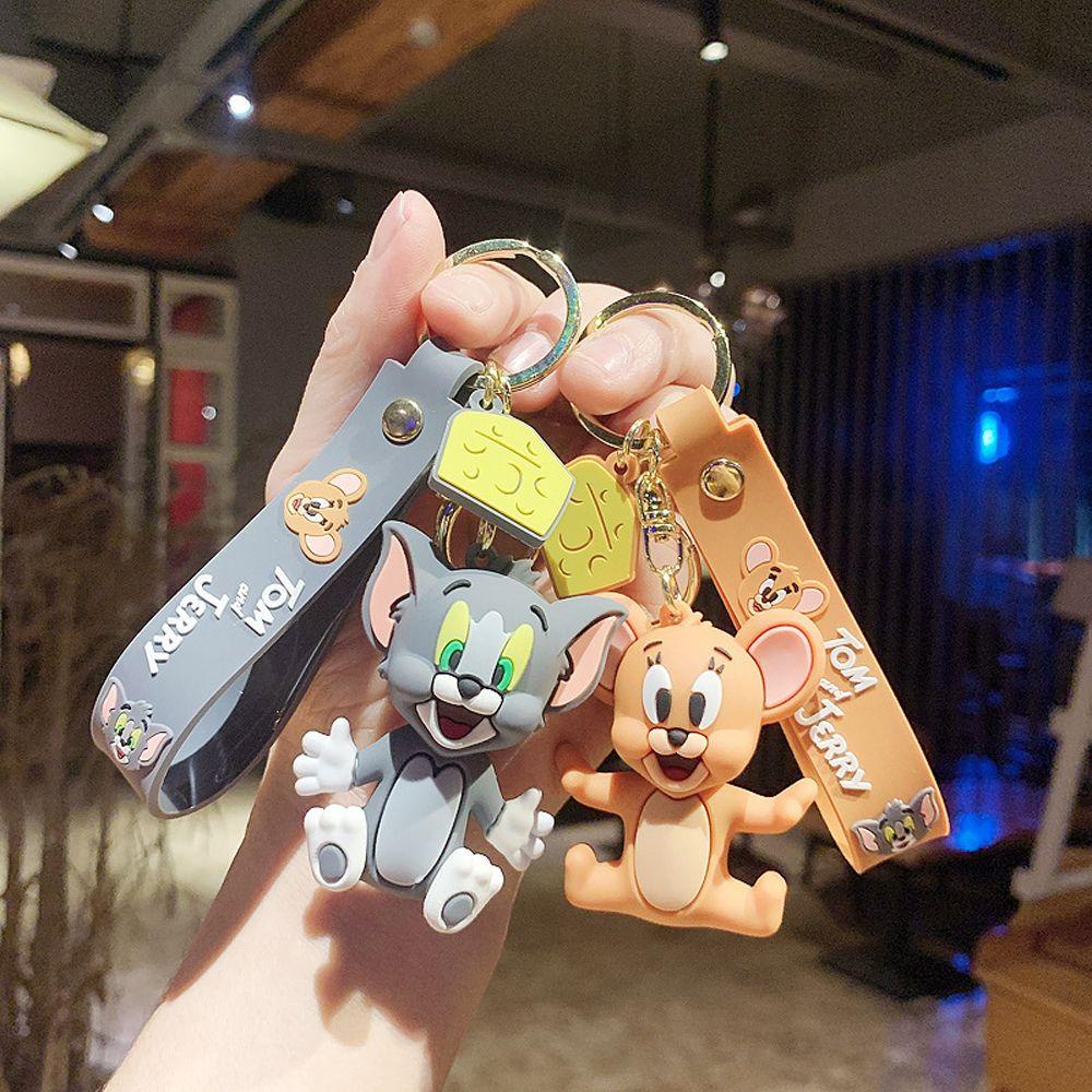Móc Khóa Hình Hoạt Hình Tom and Jerry Sáng Tạo
