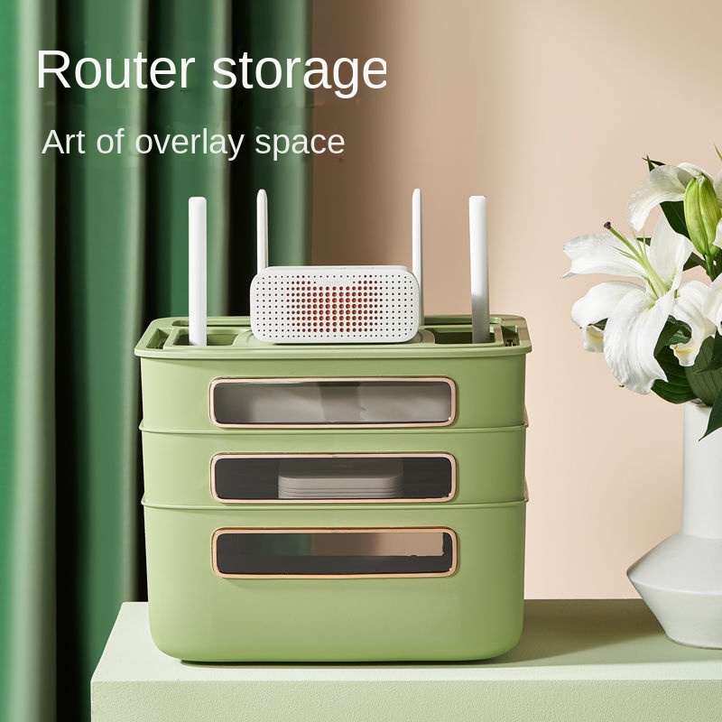 Hộp Lưu Trữ Bộ định Tuyến Không Dây WiFi Hộp Lưu Trữ Dây điện Nhà Cắm Vào Hộp Lưu Trữ đa Chức Năng Hộp Lưu Trữ Trên Cùng TV